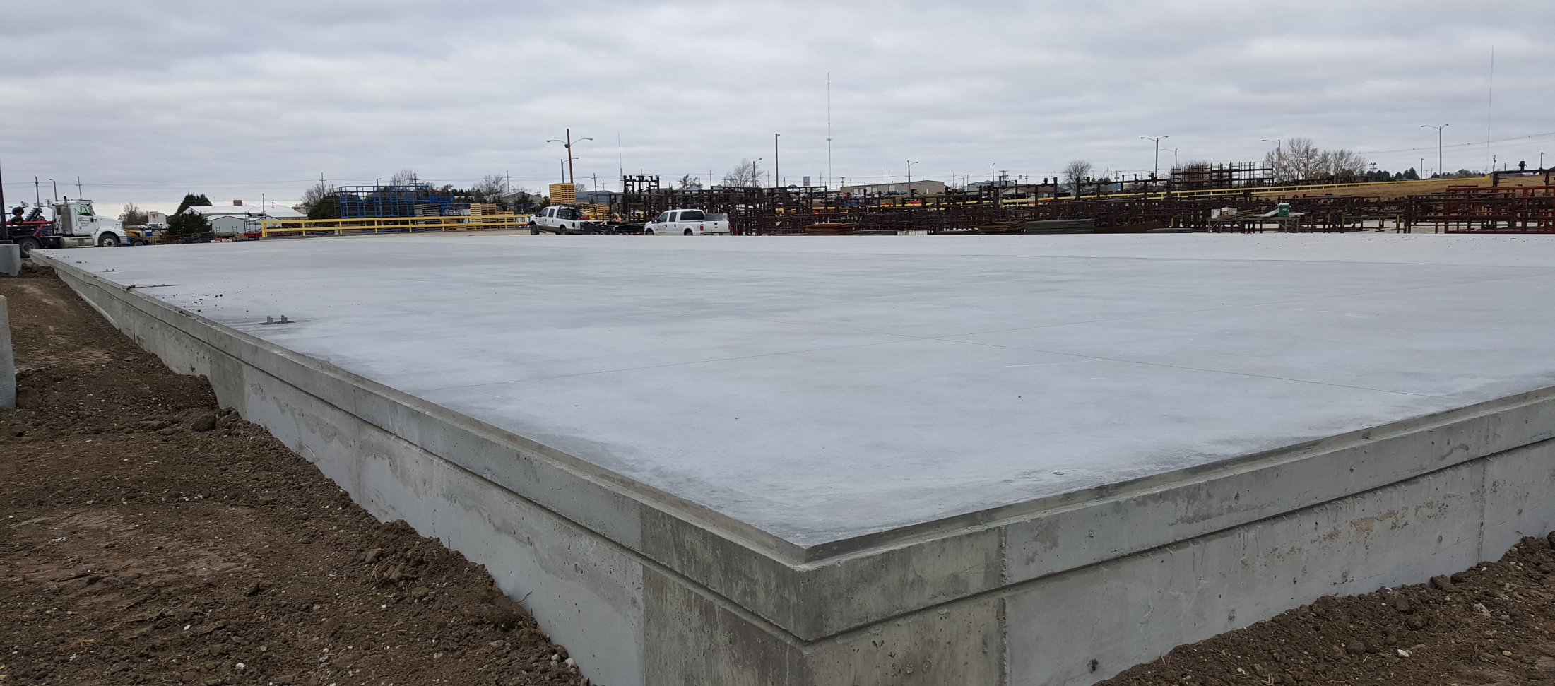 concrete pad